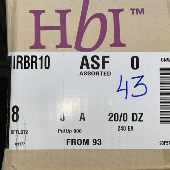 Hanes Girls’ Tagless Briefs – LOT 43 - 240 pcs – 24 packs (10 ea) – Sz 8 - NEW - Picture 3 of 3